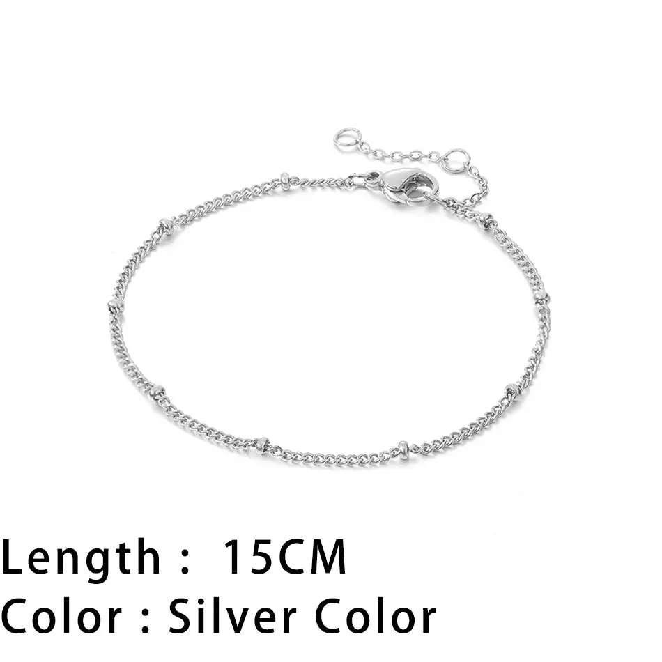 Classic Gold Chain Bracelets for Women Trendy 14K Gold Plated Stainless Steel Herringbone Chain Stackable Figaro Chain Paperclip Link Bracelets